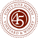 45 North Vineyard & Winery logo